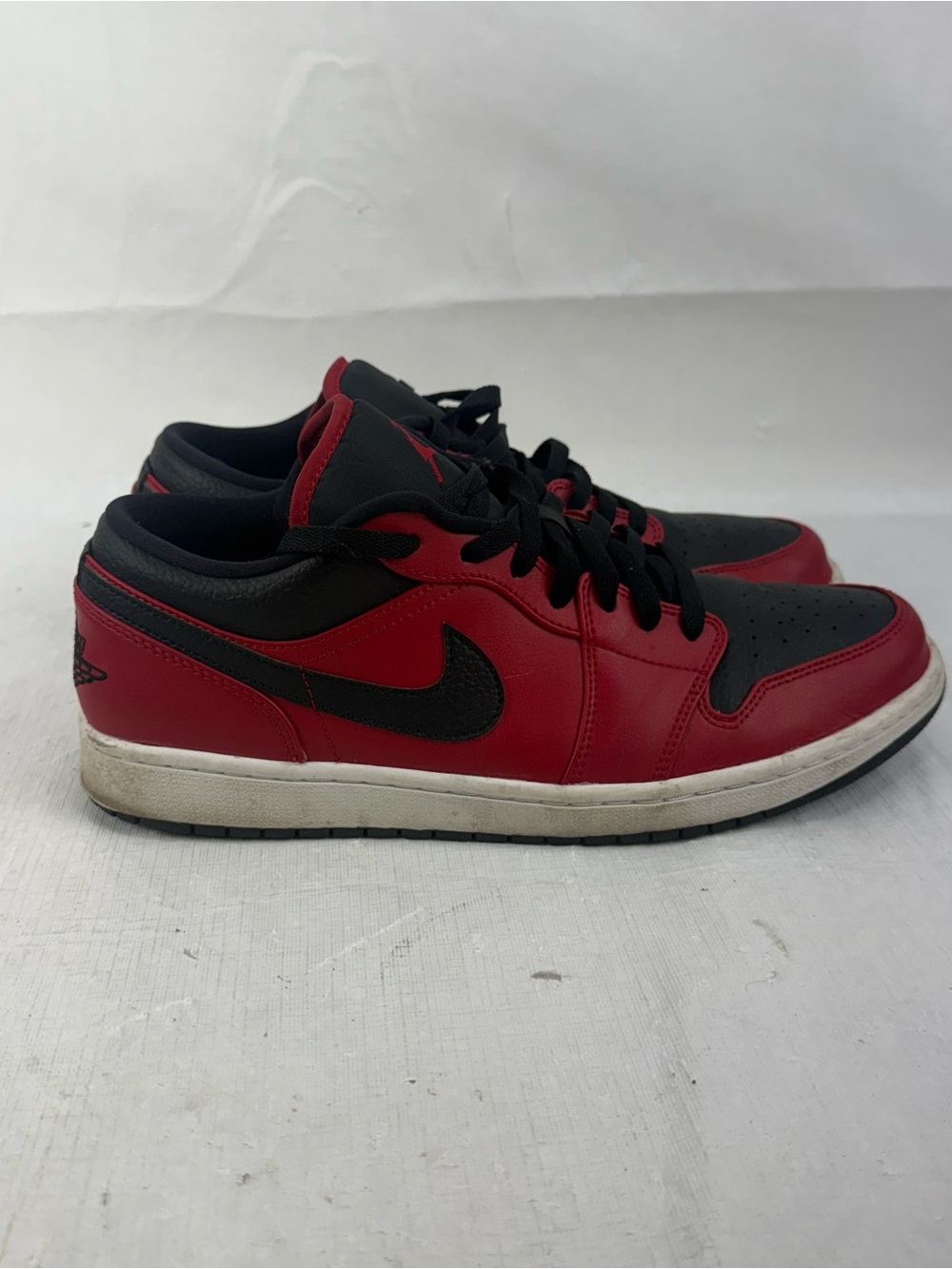 Jordan Air Jordan 1 Low Reverse Bred Gym Red/Black/White 553558-605 Sz 11.5
